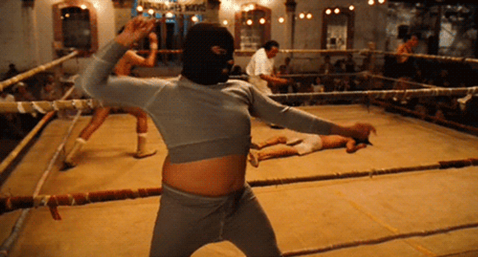 Nacho Libre Fight Stance GIF