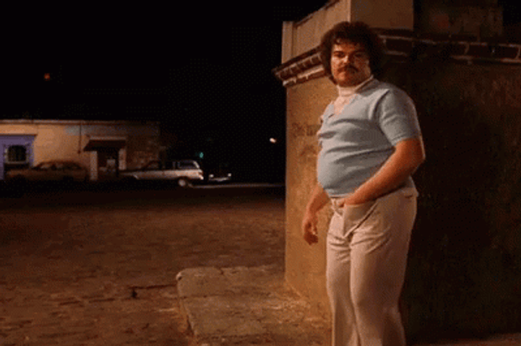 Nacho Libre Half Split GIF