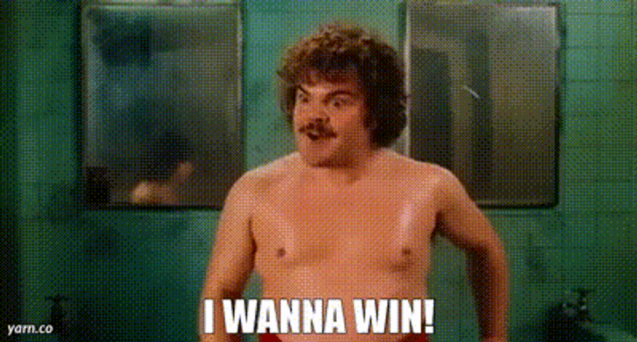 Nacho Libre I Wanna Win GIF