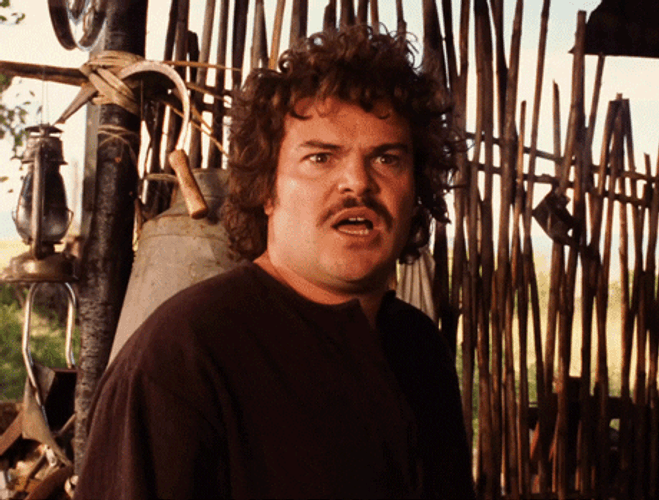 Nacho Libre Not Listening GIF