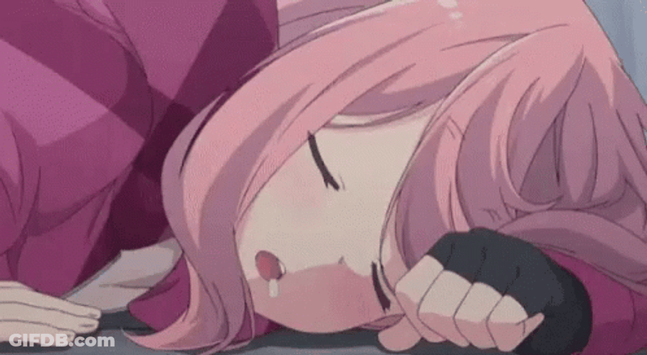 Nadeshiko Kagamihara Anime Sleep GIF