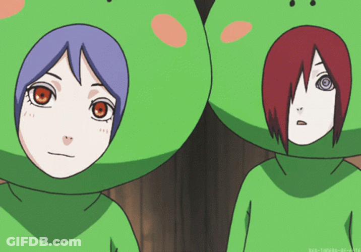 Nagato And Konan Cute Costume GIF