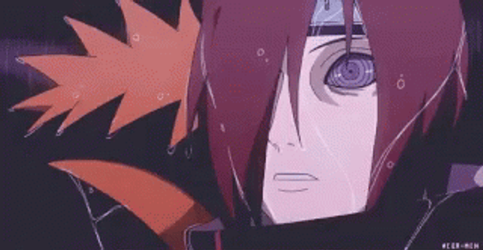 Nagato Uzumaki Shocked Reaction GIF