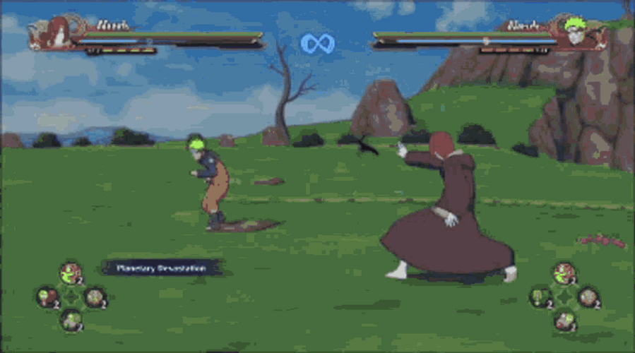 Nagato Versus Naruto Game GIF