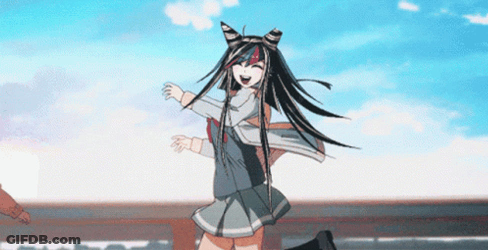 Nagito Hajime Ibuki Chiaki Goofing Around GIF