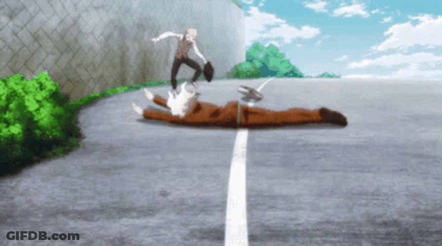 Nagito Rolling Down The Road GIF