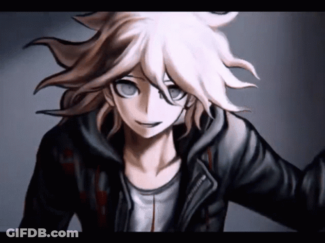 Nagito Talking Inside Television GIF