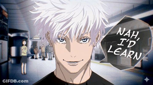 Nah I 'D Learn Is Written In A Speech Bubble GIF