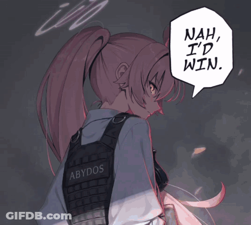 Nah I 'D Win Is Written In A Speech Bubble Above A Person GIF
