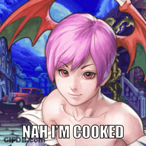 Nah I'm Cooked Girl GIF