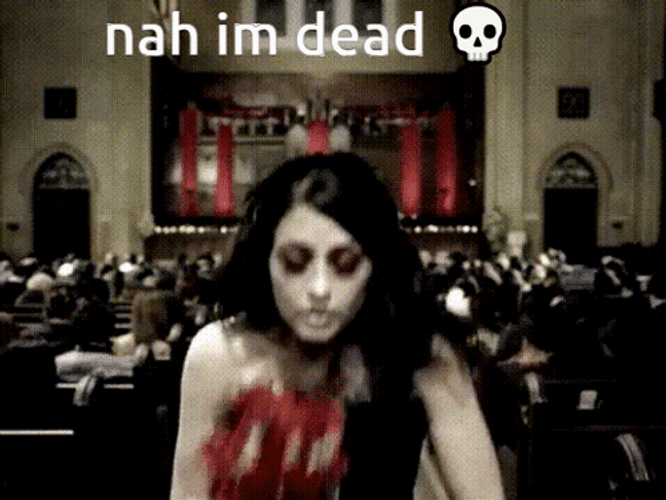 Nah Im Dead Tracy Phillips In Coffin GIF