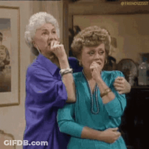 Nail Biting Grandmas GIF