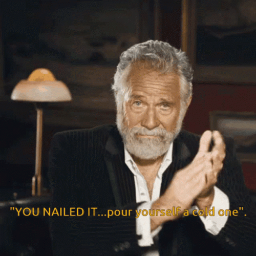 Nailed It Clapping Dos Equis GIF