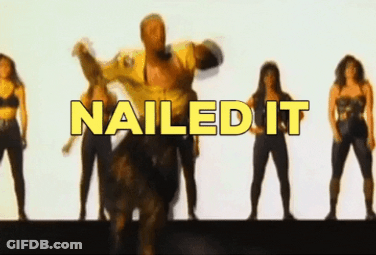 Nailed It Dance MC Hammer GIF