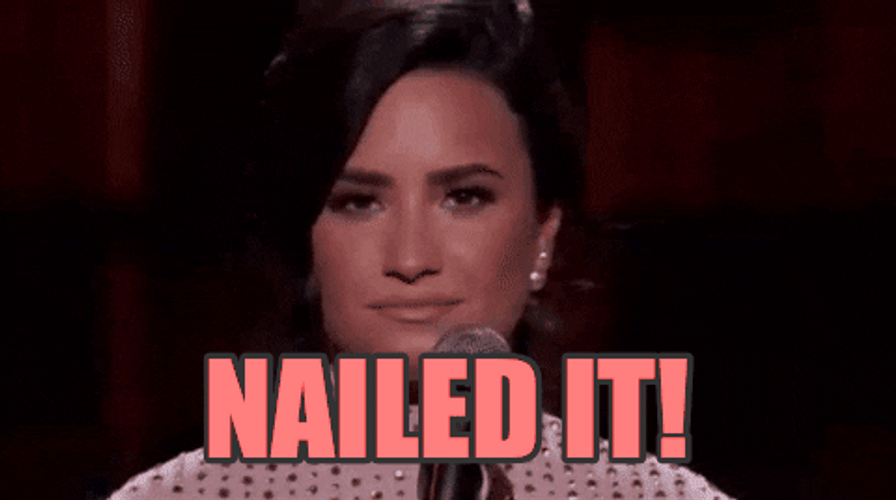 Nailed It Demi Lovato DNC GIF