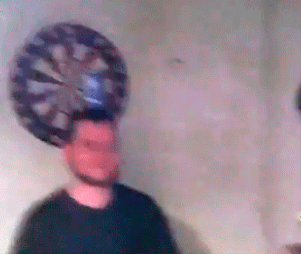 Nailed It Forehead Dart Guy GIF