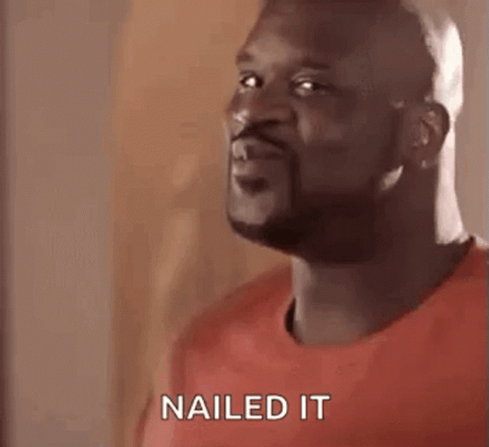 Nailed It Shimmy Shaq Meme GIF