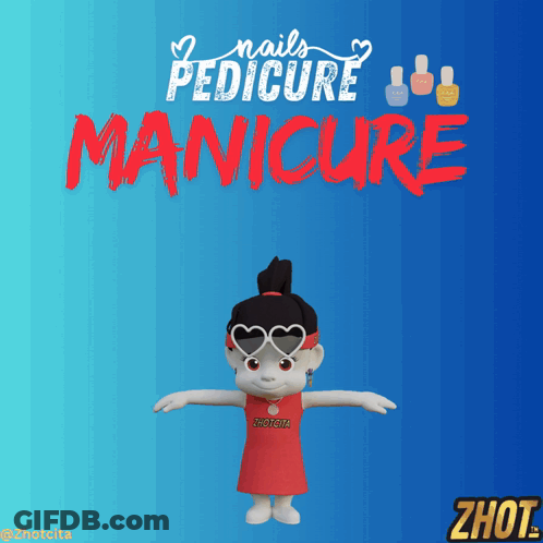 Nails Pedicure Manicure Poster GIF