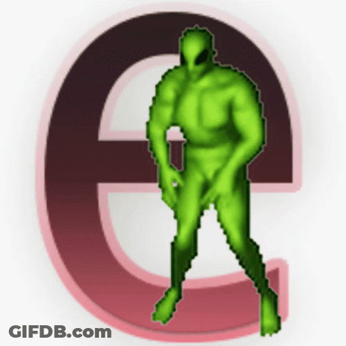 Naked Dancing Alien GIF