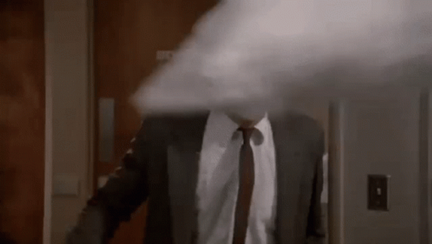 Naked Gun Frank Drebin With Pillow On Face GIF