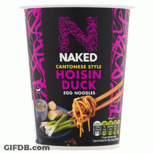 Naked Hoisin Duck Noodle GIF