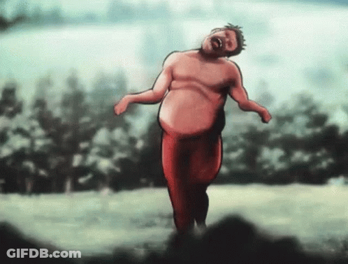 Naked Man In Red Pants GIF