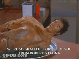 Naked Man Lying On Turkey GIF