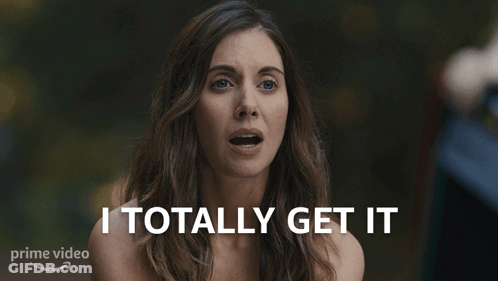 Naked Woman Says I Totally Get It In Front Of Prime Video Logo GIF