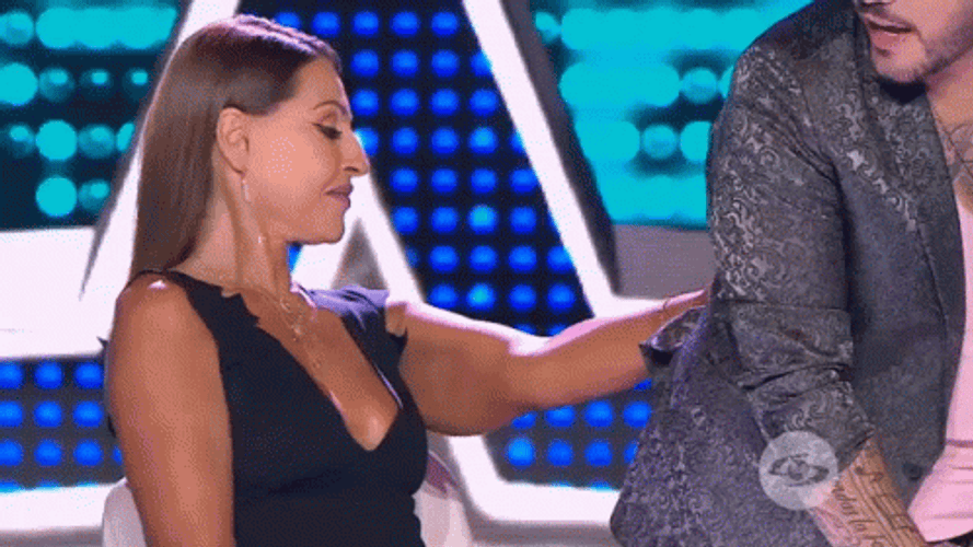Nalgadas Lady Smack The Guy's Butt GIF