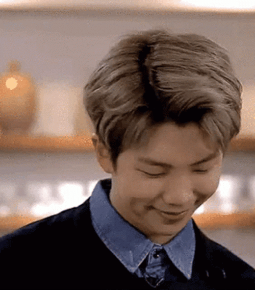 Nam-Joon Charming Smile GIF