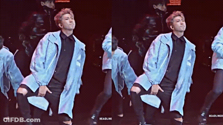 Nam-Joon Performing With BTS GIF