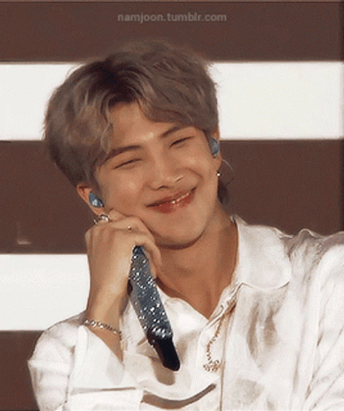 Nam-Joon Sweet Smile GIF