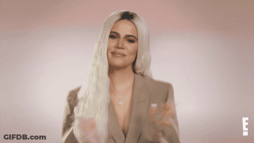 Namaste Praying Hands Nod Khloe Kardashian GIF