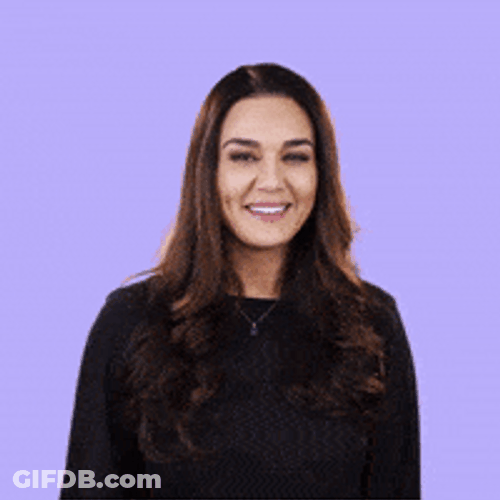 Namaste Smiling Girl Head Bopping GIF