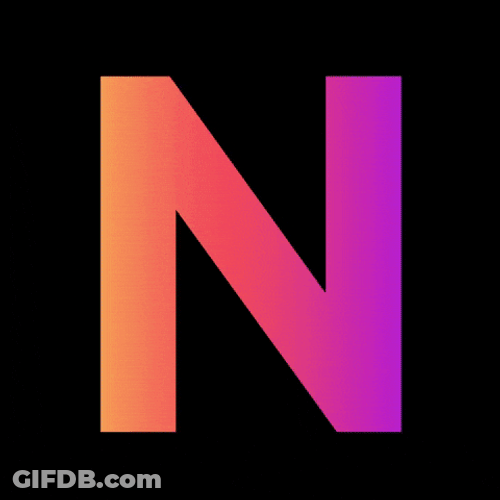 Name Glowing Letter GIF