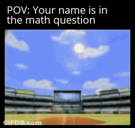 Name In Math Question GIF