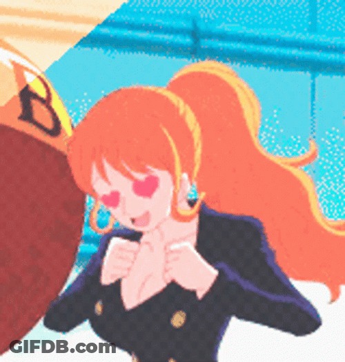 Nami Body Sanji Pop Art GIF