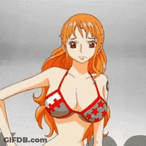 Nami Fight Pep Talk GIF