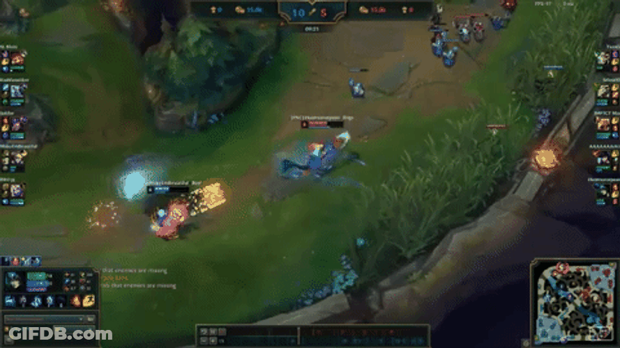 Nami Gameplay Fight LoL GIF