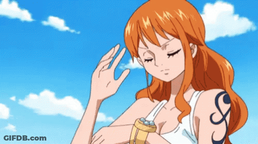 Nami One Piece Complaining GIF