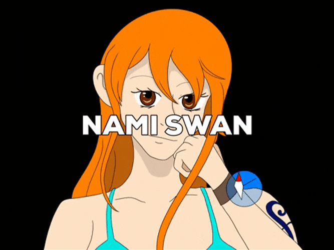 Nami Swan Piece GIF