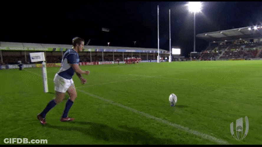 Namibia Japan Rugby Kick GIF