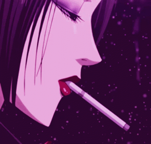Nana Anime Nana Osaki Lit A Cigarette GIF