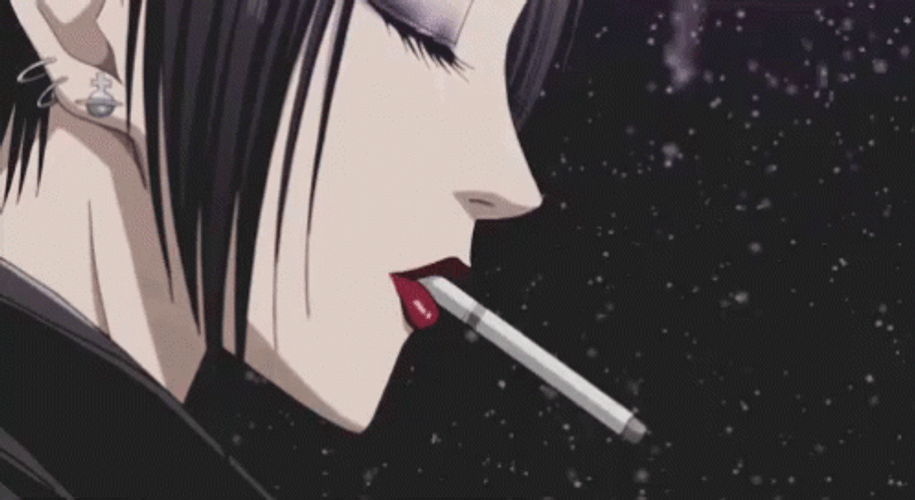 Nana Anime Nana Osaki Smoking Habit GIF