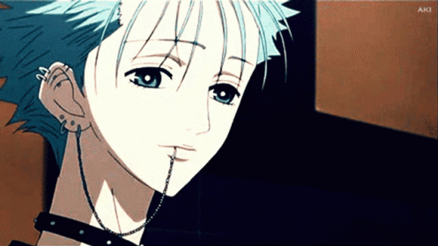 Nana Anime Shinichi Okazaki Side Profile GIF
