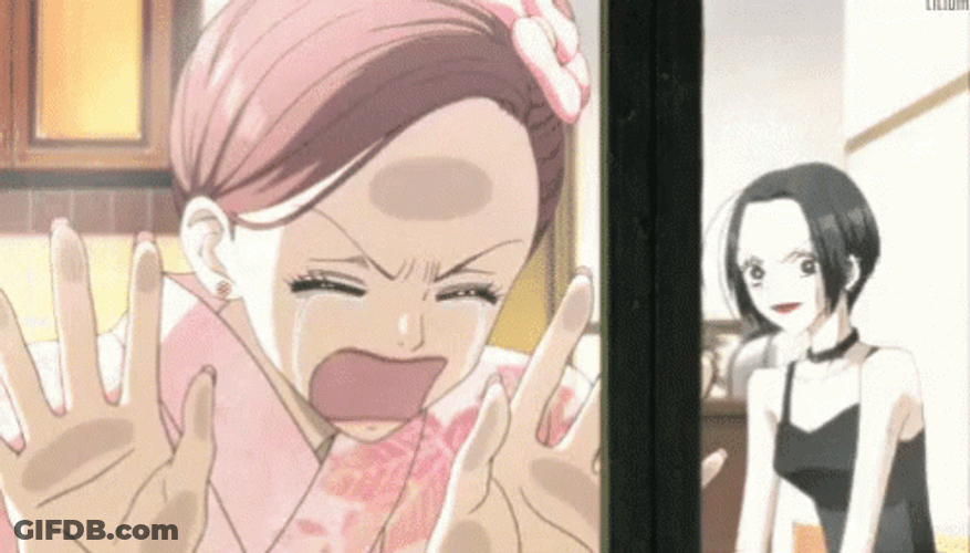 Nana Komatsu Crying Like Baby GIF