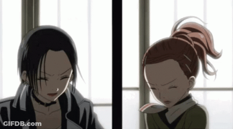 Nana Osaki And Hachi Surprised GIF