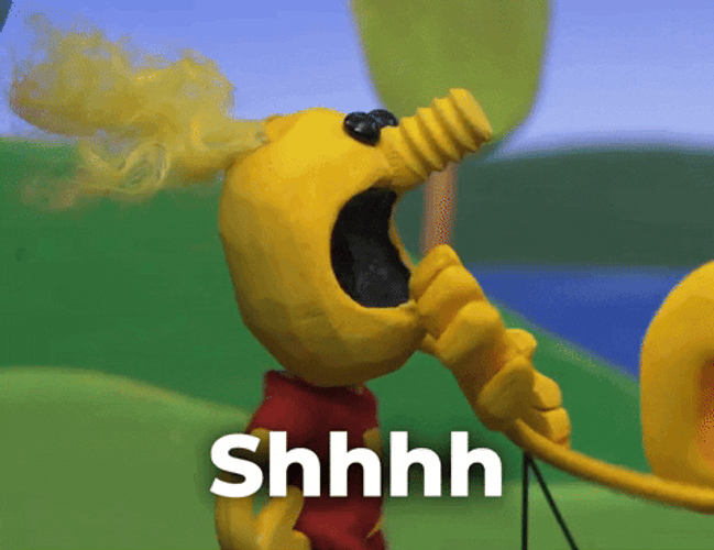 Nanalan Puppet Shhhh Silence GIF