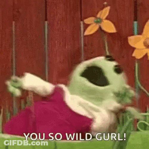 Nanalan Puppet You So Wild Gurl GIF