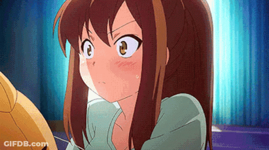 Nanami Aoyama Blushing Anime GIF